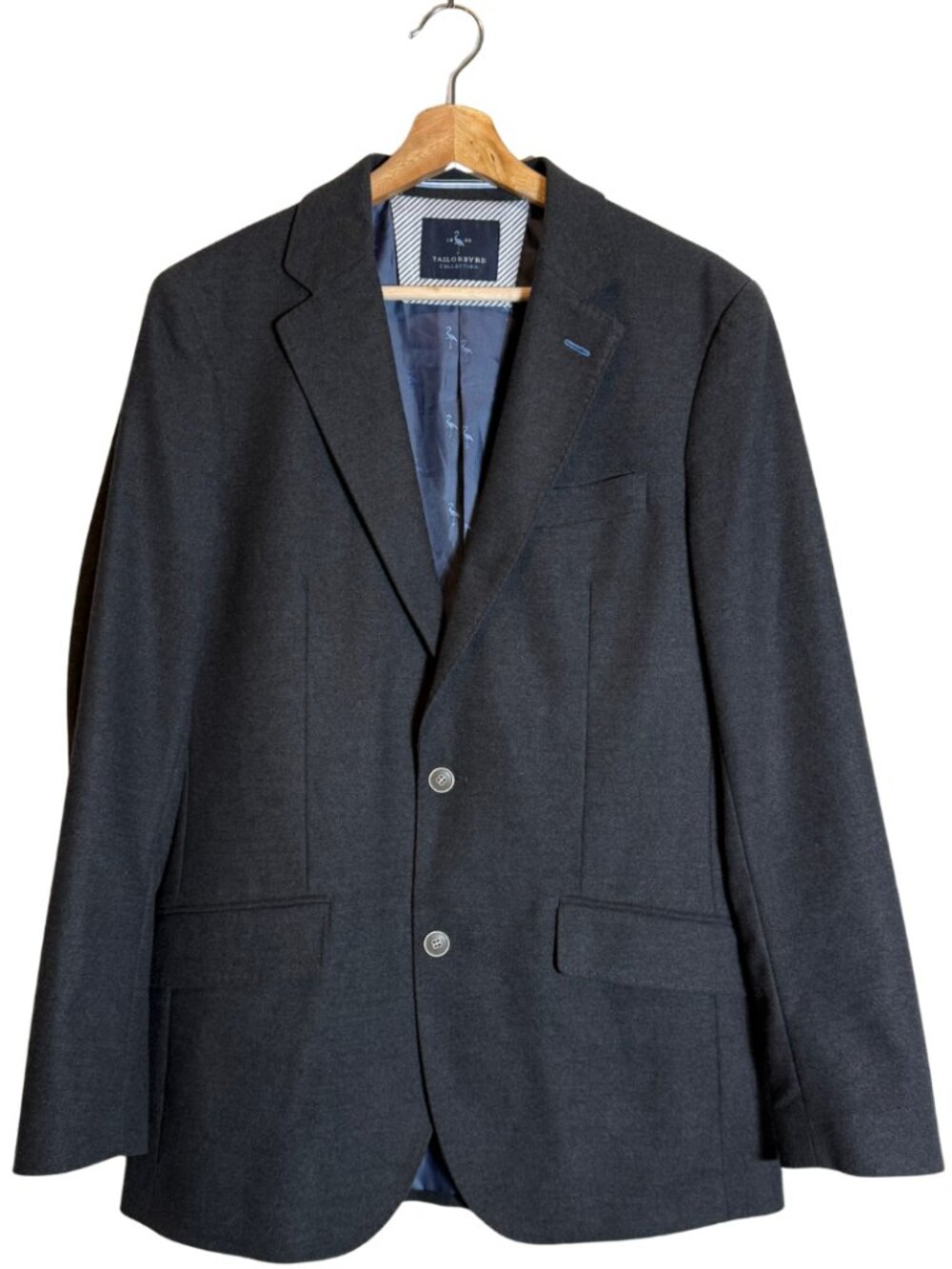 TailorByrd Collection Sport Coat Blazer Dinner Jacket Men's 38L Gray Formal NWT